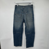 women Nili Lotan Emmerson Barrel Jean Classic Wash Jeans 27/4