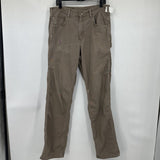 men Carhartt Distressed Loose Fit Taupe Jeans 34x34