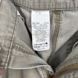 men Carhartt Distressed Relaxed Fit Cargo Khaki Jeans 34x32