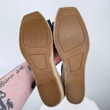 women Picon Suede Wedge Espedrilles Blue Shoes 9