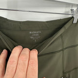 women Athleta Rainier Leggings MSRP $119 Olive Green Activewear S