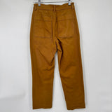 women Everlane Cropped Straight Regular Chino Butterscotch Pants 2