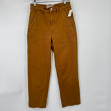 women Everlane Cropped Straight Regular Chino Butterscotch Pants 2