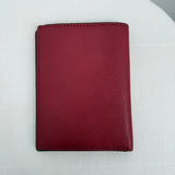 Michael Michael Kors NWT Jet Set Saffiano Leather Passport Wallet MSTP $258 Red Purse