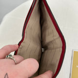 Michael Michael Kors NWT Jet Set Saffiano Leather Passport Wallet MSTP $258 Red Purse
