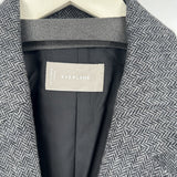 women Everlane Oversized Blazer in Wool MSRP $268 Gray Herringbone Jacket 4