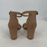 women Michael Michael Kors Stella Open Toe Heels Nude Shoes 9