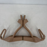 women Michael Michael Kors Stella Open Toe Heels Nude Shoes 9