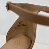 women Michael Michael Kors Stella Open Toe Heels Nude Shoes 9