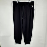 women Danskin Drawstring Sweats Black Pants 2X