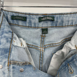 women Wild Fable Distressed High Rise Slim Straight Blue Jeans 4