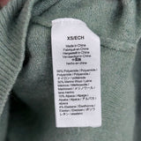 women Madewell Split-Hem Crew Aqua Sweater XS