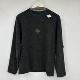 men Prana Made in USA Y2K Sweater Navy & Olive Vintage M