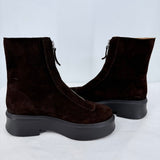 women Steve Madden Jones Suede Ankle Boot MSRP $130 Chocolate Brown Shoes 8.5