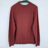 men Industry Textured Crew Dusty Rose Sweater S