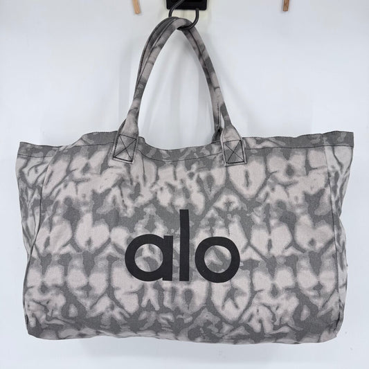 women Alo Yoga NWT Tie Dye Tote Gray Purse
