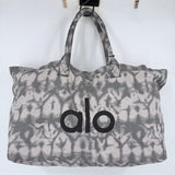 women Alo Yoga NWT Tie Dye Tote Gray Purse