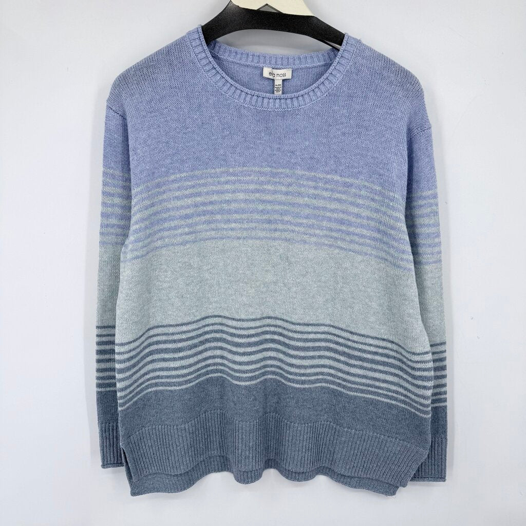 women Ella Moss NWT Striped Blue Sweater XL