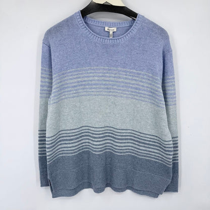 women Ella Moss NWT Striped Blue Sweater XL