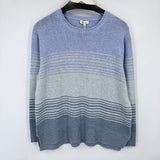 women Ella Moss NWT Striped Blue Sweater XL