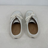women Crown Vintage Floraine Leather Sneaker Mule White Shoes 7