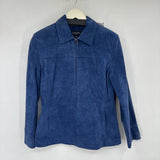 women Bernardo Suede Blue Jacket M