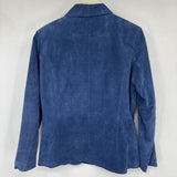 women Bernardo Suede Blue Jacket M