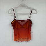 women I.AM.GIA Sunset Cami Orange Ombre Knit Top M