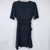 women Toad & CO Knit Print Blue Dress M