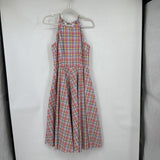 women Eliza J Plaid Sundress White Multi Dress 8