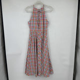 women Eliza J Plaid Sundress White Multi Dress 8
