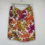 women Pendleton Floral Print Pencil Multi Skirt 012