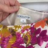 women Pendleton Floral Print Pencil Multi Skirt 012