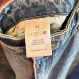 women Joe's NWT High-Rise Wide Leg Crop Blue Jeans 31/12