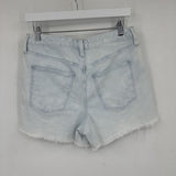 women Universal Thread Vintage Midi Jean Light Wash Blue Shorts 10/30