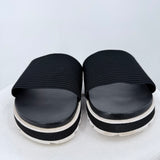 women Sorel Roaming Easy Slide Black Shoes 9