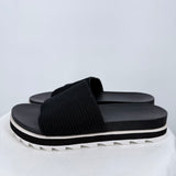 women Sorel Roaming Easy Slide Black Shoes 9