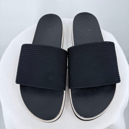 women Sorel Roaming Easy Slide Black Shoes 9