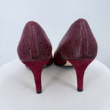 women Cole Haan Kyle Pump II Burgundy Shoes 8B