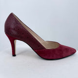 women Cole Haan Kyle Pump II Burgundy Shoes 8B