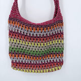 women The Sak Crochet Crossbody Red Multi Purse