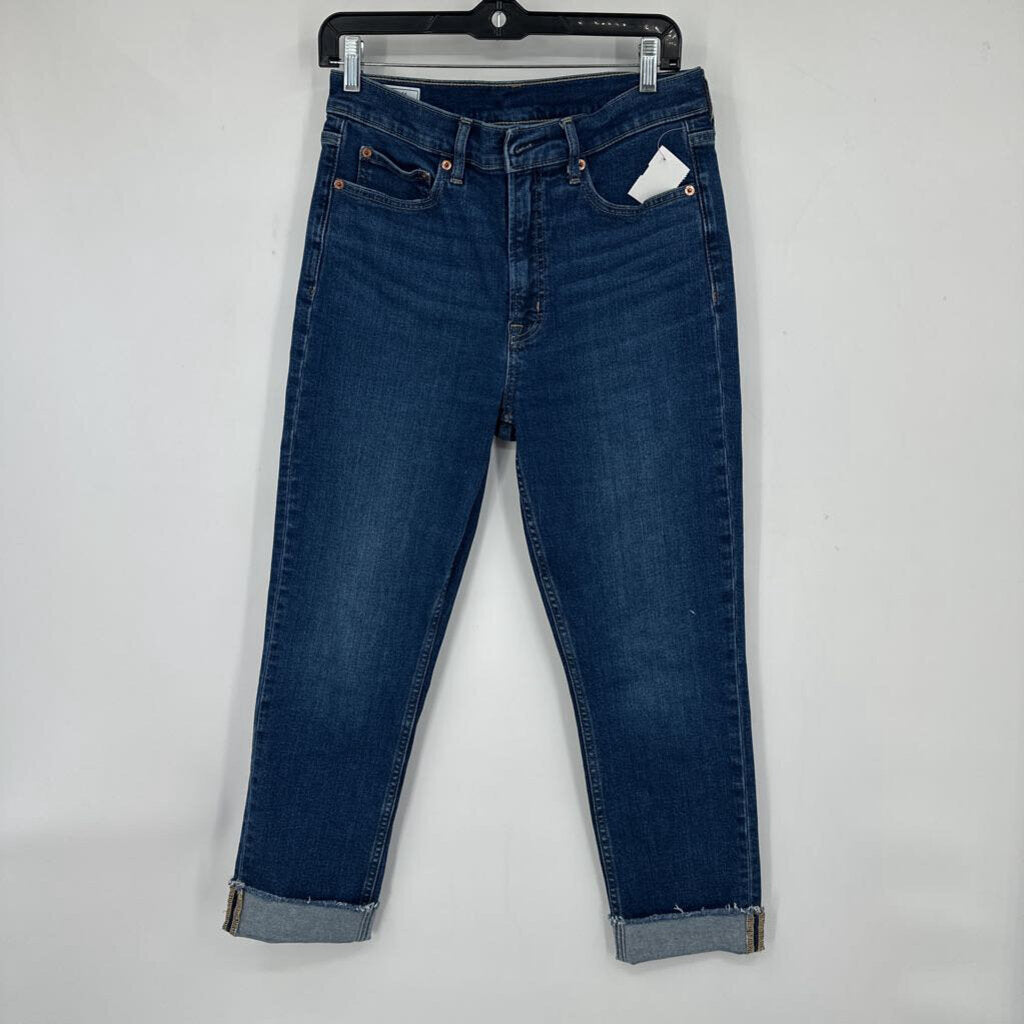women Gap Vintage Slim High Rise Blue Jeans 29/8