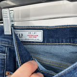 women Gap Vintage Slim High Rise Blue Jeans 29/8