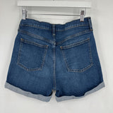 women Gap High Rise 4" Short Blue Shorts 28