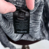 women Anthropologie Drop Shoulder Cotton Marled Gray Sweater XL