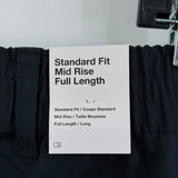 women Nike NWT Standard Fit Mid Rise Full Length Black Pants XXL