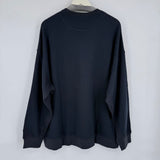 unisex Nike NWT Wool Blend Crewneck Black Sweatshirt XXL