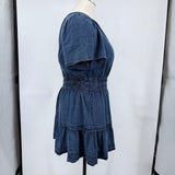 women Anthropologie Somerset Denim Mini Blue Dress 2X