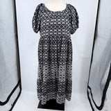 women Ace & Jig NWT Noah Dress in Chantilly Black White Dress 4X