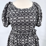 women Ace & Jig NWT Noah Dress in Chantilly Black White Dress 4X
